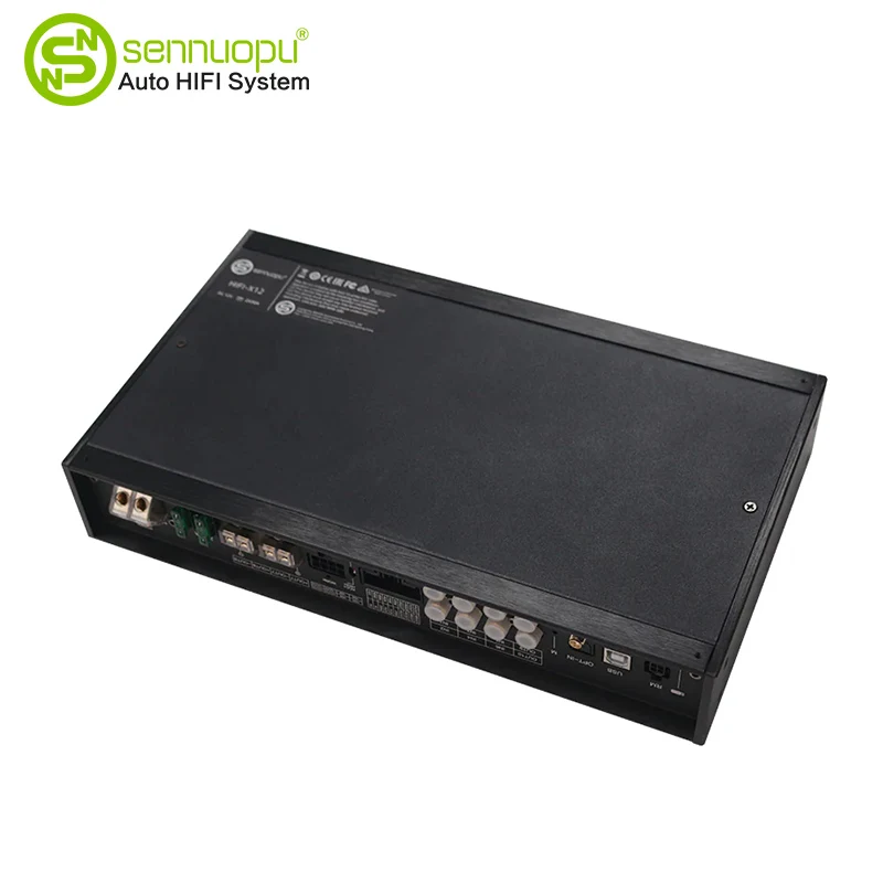 Amplifier audio mobil 8-saluran karo 10-saluran DSP