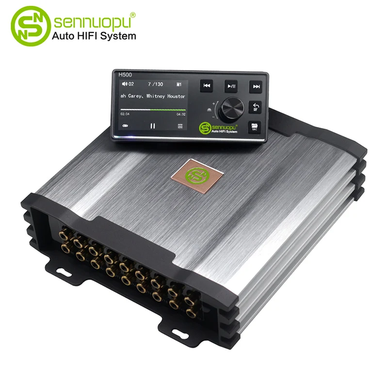 Mobil Ampi 8 saluran Amplifier 12 ch DSP audio prosesor