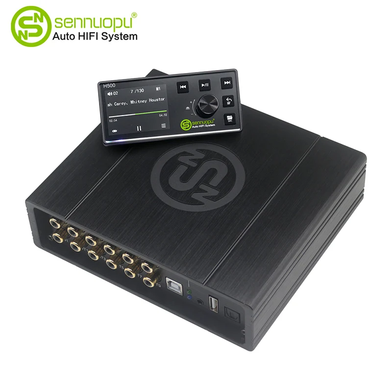 Audio mobil 8 ch amplifier kanthi prosesor 10 ch dsp
