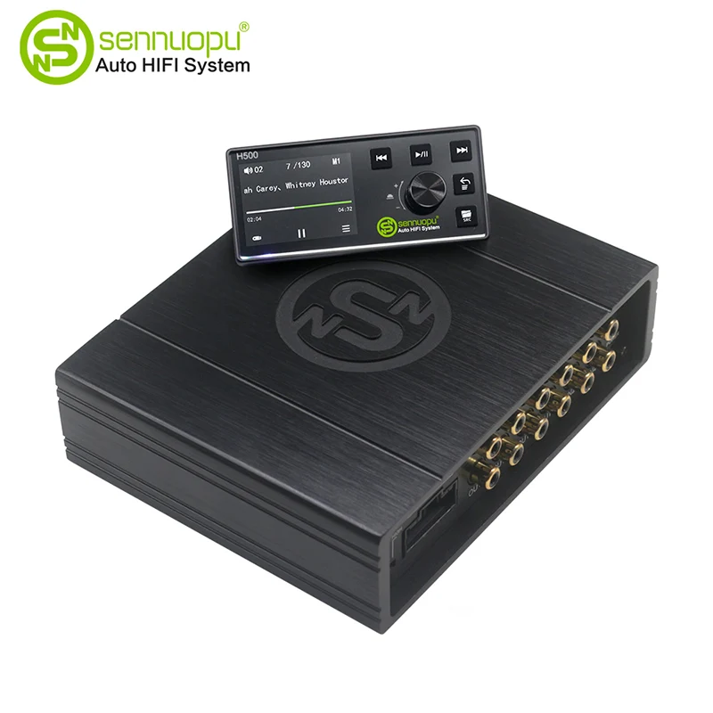 Prosesor DSP Mobil 4 Saluran amplifier kanthi 8 program saluran digital swara