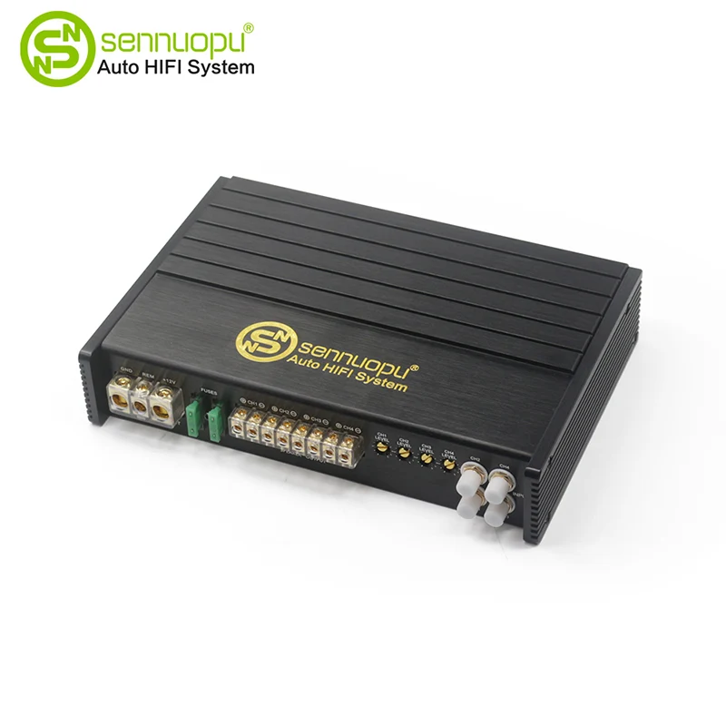 Kelas AB Power Boost 4-ch Car Mobil Amp
